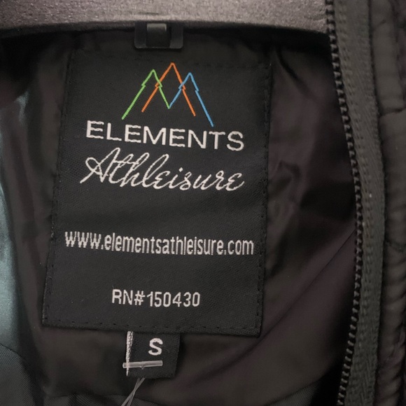 Brand New not used Elements Athleisure Black Jacket - Picture 3 of 9